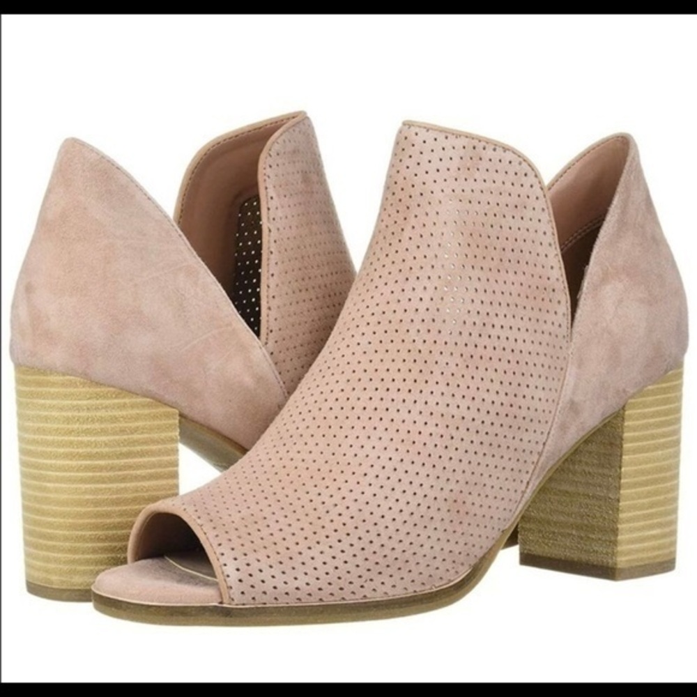 Cole Haan Perforated Shiloh Open Toe Bootie